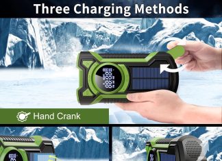 emergency weather radio waterproof bluetooth portable amfmnoaa weather radio 5000mah usb hand crank solar radio phone ch 1