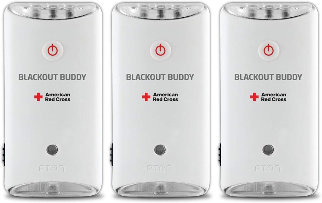 Eton - American Red Cross FRX3+ Emergency NOAA Weather Radio, Red, Digital Display, Hand Turbine, Solar Power, Red LED Flashing Beacon, 7 NOAA/Environment Canada Weather Bands, Phone Charger