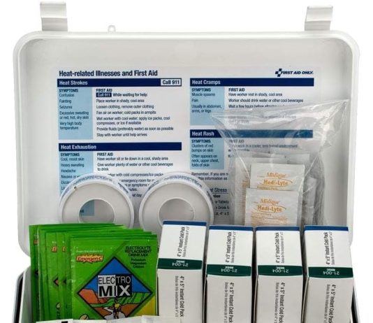 first aid only heat stress kit 5250 2