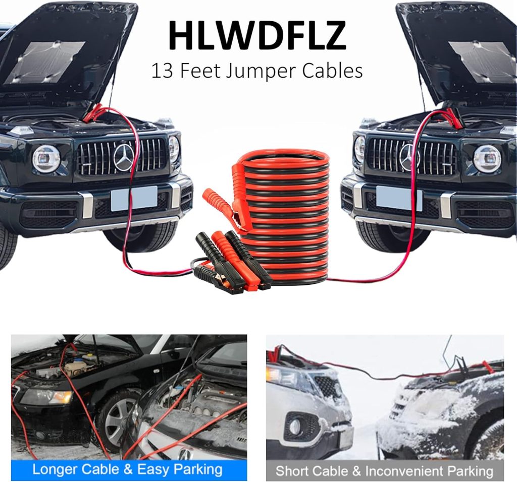 HLWDFLZ Car Emergency Safety Kit - Auto Emergency Roadside Assistance Car Kit, Winter Traveler Safety Emergency Kit for Car, Truck, RV Vehicles