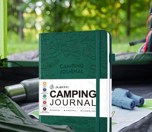 jubtic camping journal and rv travel log book a5 adventure journal for 25 camping hiking journal family travel books cam 1