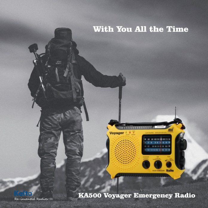 kaito ka500 5 way powered solar powerdynamo crank wind up emergency amfmswnoaa weather alert radio with flashlightreadin 4