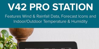 la crosse technology v42 pro int professional weather center with combo sensor and remote monitoring black 1