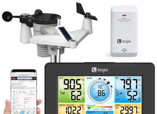 logia 7 in 1 wi fi weather station with solar indooroutdoor remote monitoring system temperature humidity wind speeddire