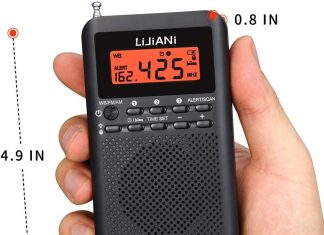 Pocket Weather Alert Radio Review pocket weather alert radio noaaamfm portable transistor powered 1500mah battery with flashlight emergency sos alarm best 3