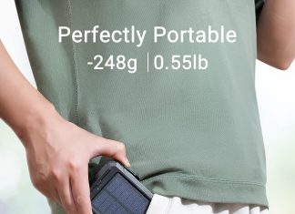 portable charger solar charger 38800mah solar power bank with 24a usb a output ports compatible with iphone samsung gala 1
