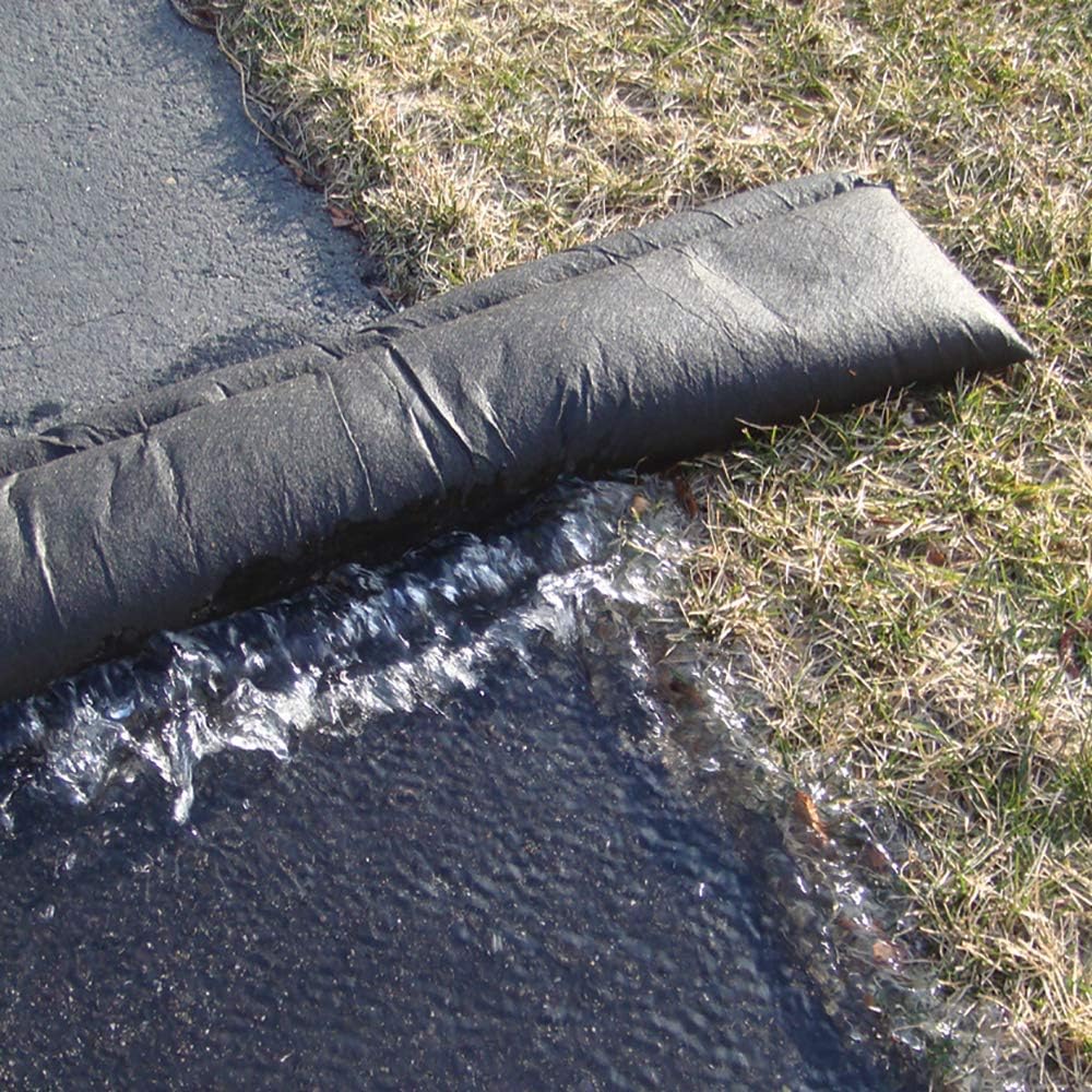 Quick Dam QD610-1 Water-Activated Flood Barrier-1 Pack, Black