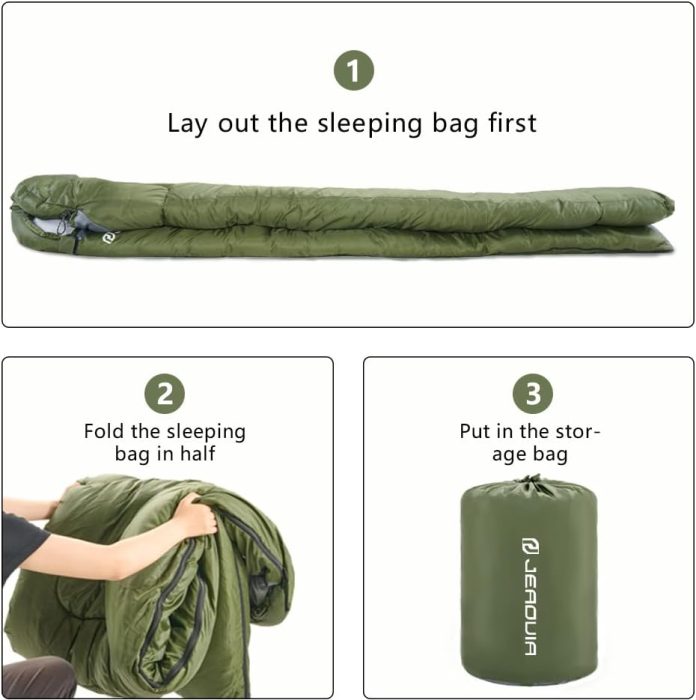 sleeping bags for adults backpacking lightweight waterproof cold weather sleeping bag for girls boys mens for warm campi 1