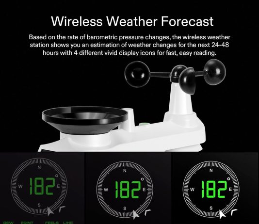 vivosun 18 in 1 wi fi weather station with outdoor sensor co2 monitor color display console indooroutdoor weather thermo 2