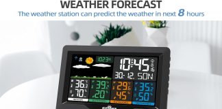 weather stations wireless indoor outdoor with multiple sensors szfzmz color display weather station indoor outdoor therm 3