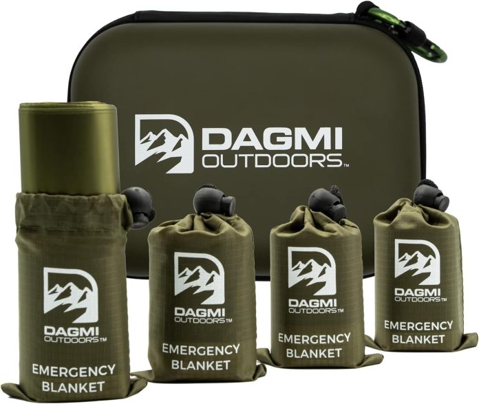 emergency survival blanket 4 pack thermal mylar foil space blankets for extreme cold weather nasa designed perfect for c