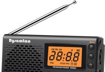 portable amfmshortwave radio batteries operated pocket radios large digital display clock radio with alarm and sleep fun