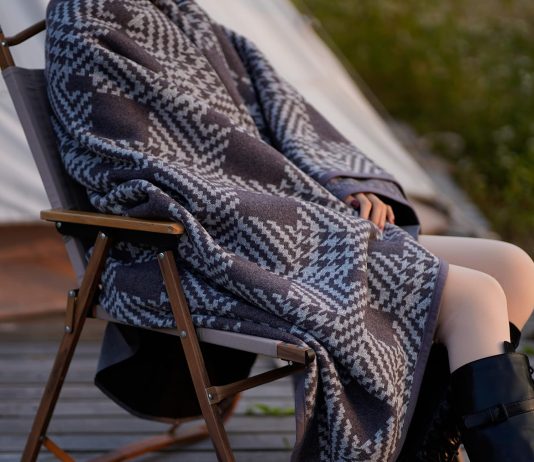 putian merino wool blanket 63 x 51 bohemia orange great for camping outdoors sporting events survival emergency kits sup 3