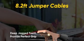 car emergency kit roadside emergency car kit with warning light reflective triangle jumper cable tow strap flashlight fi 2
