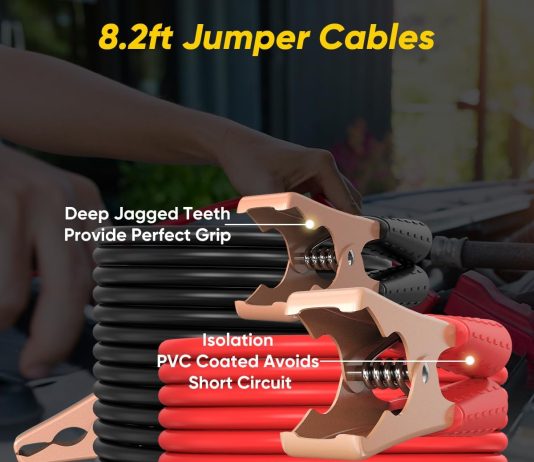 car emergency kit roadside emergency car kit with warning light reflective triangle jumper cable tow strap flashlight fi 2