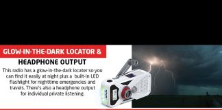 eton american red cross frx2 hand turbine amfmnoaa weather radio with usb smartphone charger and led flashlight 1