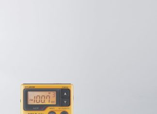 sangean dt 400w amfm digital weather alert pocket radio yellow 2