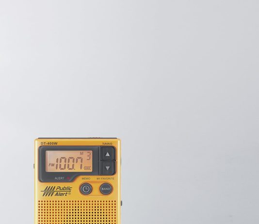sangean dt 400w amfm digital weather alert pocket radio yellow 2