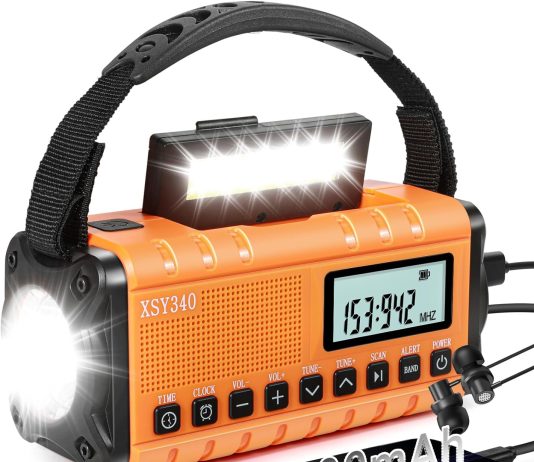 Upgrade Emergency Hand Crank Radio Review upgrade 10000mah emergency hand crank radioportable solar am fm noaa weather radiodigital displayalarm clock radio 3 way