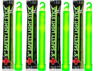 25 ultra bright green glow sticks individual packed with lanyard for camping emergency survival glow lights for blackout 1