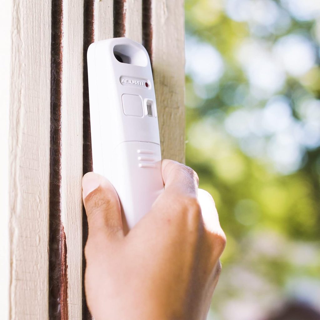 AcuRite Wireless Indoor Outdoor Temperature and Humidity Sensor (06002M) , white
