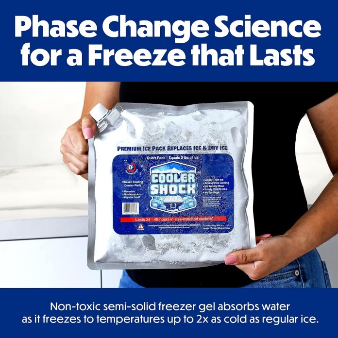 cooler shock reusable ice packs for cooler long lasting cold freezer packs for coolers and lunch boxes cooler ice packs 1 1 1