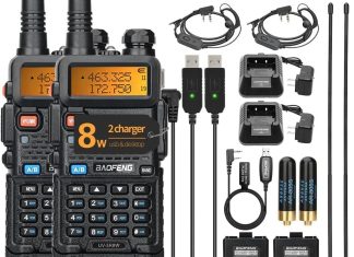 baofeng radio uv 5r 8w ham radio long range uv5r dual band handheld high power 3800mah rechargeable walkie talkies handh