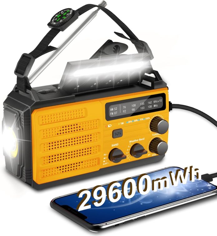 emergency radio solar powered radio review