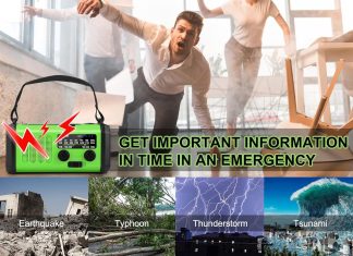 weather radio 10000mah emergency solar amfmnoaa radio rechargeable portable hand crank dynamo radio with led torch readi 1