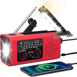 BrandName Emergency Weather Radio 4000mAh NOAA Weather Alert