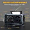 BrandName Emergency Weather Radio 4000mAh NOAA Weather Alert - Image 4