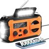 BrandName Hand Crank Emergency Radio, 10000mAh Weather Radio with AM/FM/NOAA, Solar Power - Image 3