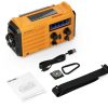Emergency Radio with NOAA Weather Alert, Portable Solar Hand Crank AM/FM Radio for Survival, Rechargeable Battery Powered, USB Charger, Flashlight, Reading Lamp, SOS Alarm for Home Outdoor Emergencies - Image 5