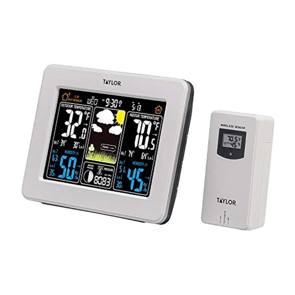 Taylor Wireless Digital Deluxe Color Weather Station Forecaster Taylor Wireless Digital Deluxe Color Weather Station Forecaster