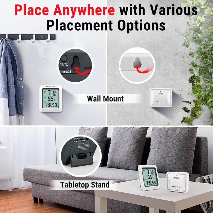thermopro-tp60-digital-hygrometer-outdoor-thermometer-wireless-temperature-and-humidity-gauge-monitor-room-thermometer-w-2
