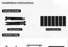 Outdoor Folding Portable Picnic Camping Table review