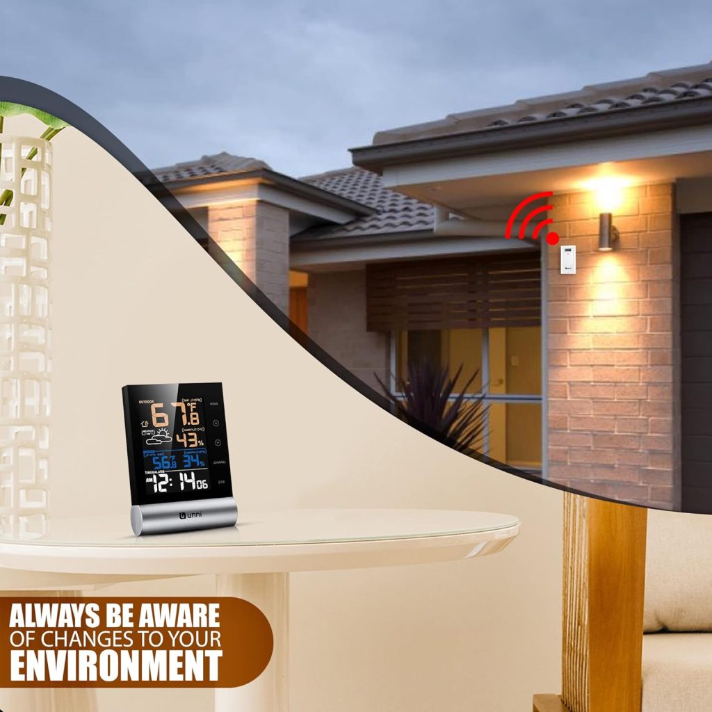 Refrigerator Thermometer with Alert, Digital Freezer Fridge Thermometer, Wireless Indoor Outdoor Romm Thermometer DE Refrigerator Thermometer with Alert, Digital Freezer Fridge Thermometer, Wireless Indoor Outdoor Romm Thermometer DE