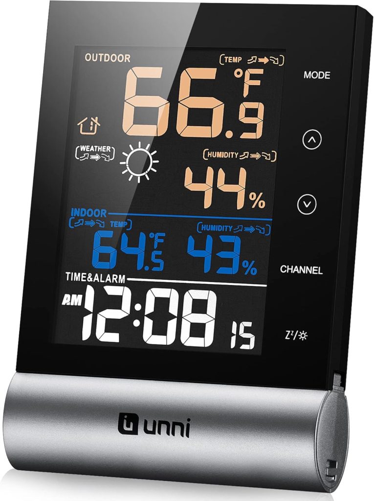 Refrigerator Thermometer with Alert, Digital Freezer Fridge Thermometer, Wireless Indoor Outdoor Romm Thermometer DE Refrigerator Thermometer with Alert, Digital Freezer Fridge Thermometer, Wireless Indoor Outdoor Romm Thermometer DE