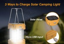 3000mAh Hand Crank Solar Camping Lantern review
