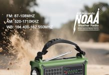 Emergency Weather Radio with Large Solar Panel, Efficient Hand Crank & Real 12000mAh Battery | AM/FM/NOAA Bands, LED Flashlight, Reading Lamp, SOS Alarm & Phone Charger for Camping & Emergencies