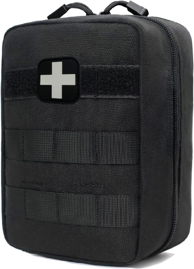 First Aid Kit EMT Medical IFAK Pouch, Molle Tactical Med Emergency Trauma Bag for Camping Home Car Hiking Hunting (Black) First Aid Kit EMT Medical IFAK Pouch, Molle Tactical Med Emergency Trauma Bag for Camping Home Car Hiking Hunting (Black)