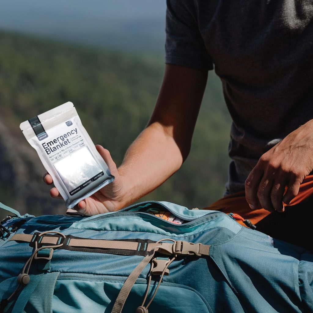 Altland Pack of Emergency Blankets - Bulk Heat Reflective Blankets for Winter Survival Kits, Disaster Preparedness, Cold Weather Camping, and Homeless Care Packages Altland Pack of Emergency Blankets - Bulk Heat Reflective Blankets for Winter Survival Kits, Disaster Preparedness, Cold Weather Camping, and Homeless Care Packages