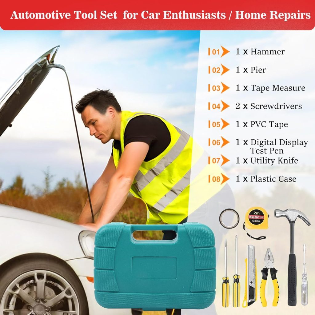 Car Emergency Roadside Kit,Vehicles Truck Road Side Safety Tool Kit with Air Compressor,Women Men Auto Winter Essentials Assistance Survival Kit with Jumper Cables First Aid Kit Blanket Shovel Car Emergency Roadside Kit,Vehicles Truck Road Side Safety Tool Kit with Air Compressor,Women Men Auto Winter Essentials Assistance Survival Kit with Jumper Cables First Aid Kit Blanket Shovel