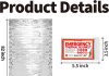 Emergency Thermal Blanket, 4-Pack, Mylar Space Blanket Survival Kit Home |