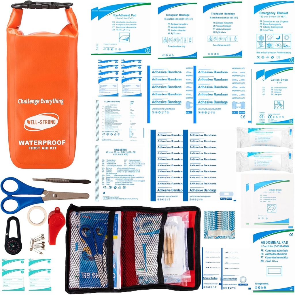 Waterproof First Aid Kit for Boat Marine Roll Top Dry Bag Orange review | Vanessa Davison Waterproof First Aid Kit for Boat Marine Roll Top Dry Bag Orange review