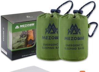 Emergency Sleeping Bag Survival Bivy Sack Use as Emergency Blanket Lightweight Survival Gear for Outdoor Hiking Camping Keep