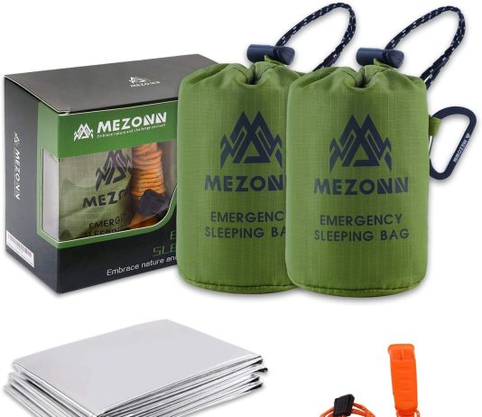 Emergency Sleeping Bag Survival Bivy Sack Use as Emergency Blanket Lightweight Survival Gear for Outdoor Hiking Camping Keep