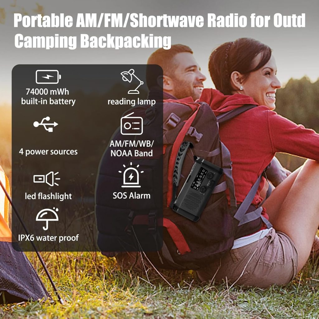 Product Name: QAUYYW NOAA Emergency Weather Radio 74000 mWh Solar Hand Crank (Black) review | Vanessa Davison Product Name: QAUYYW NOAA Emergency Weather Radio mWh Solar Hand Crank (Black) review