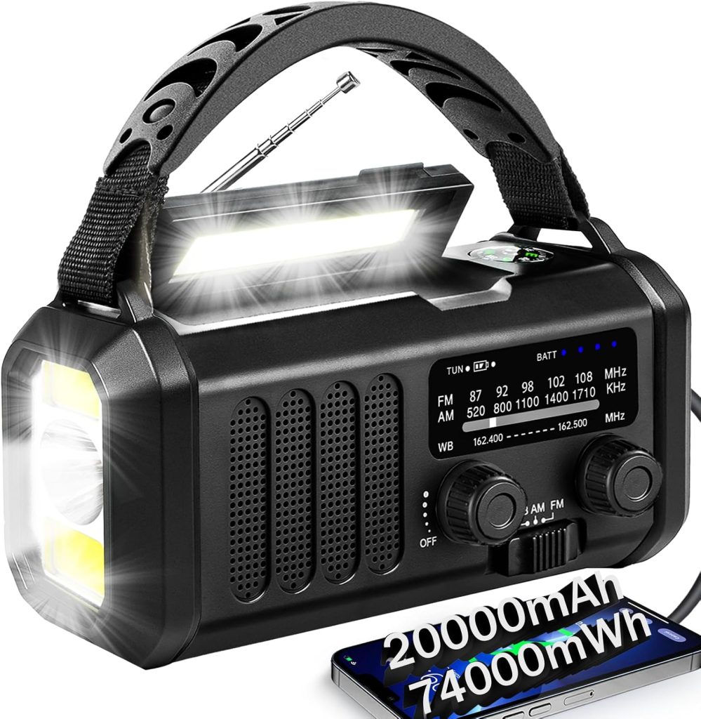 Product Name: QAUYYW NOAA Emergency Weather Radio 74000 mWh Solar Hand Crank (Black) review | Vanessa Davison Product Name: QAUYYW NOAA Emergency Weather Radio mWh Solar Hand Crank (Black) review