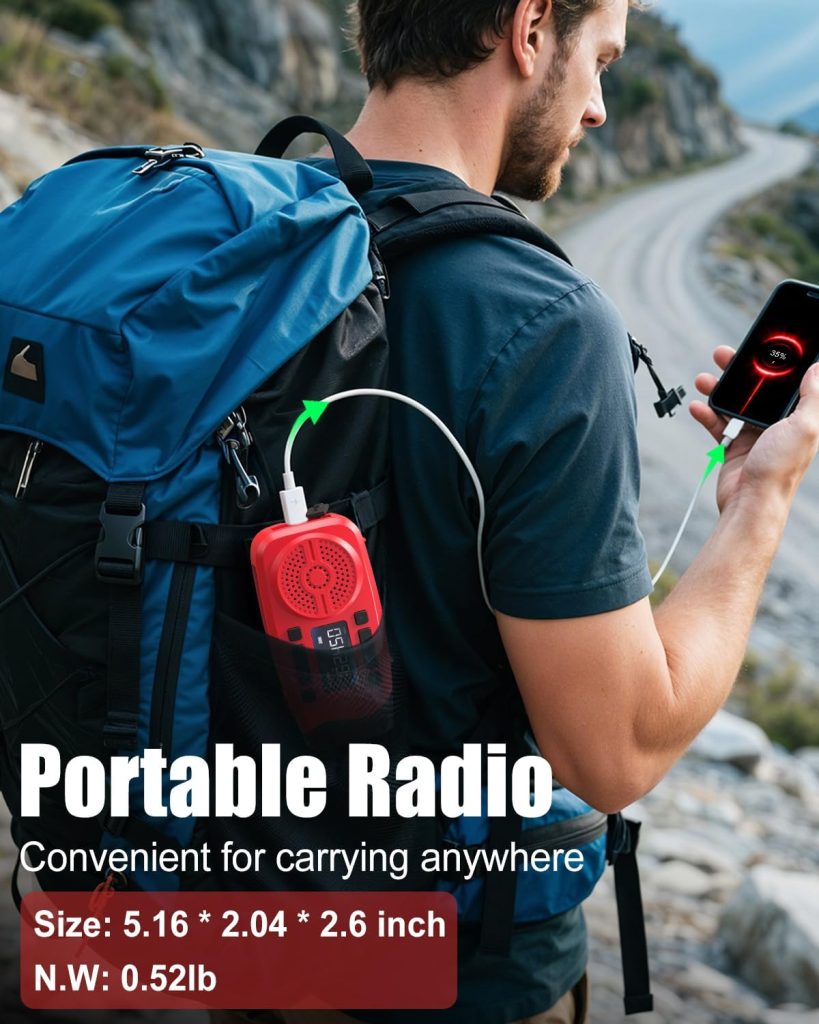 Runningsnail 7400mWh Hand Crank Emergency Radio with LCD Used for Emergency review | Vanessa Davison Runningsnail 7400mWh Hand Crank Emergency Radio with LCD Used for Emergency